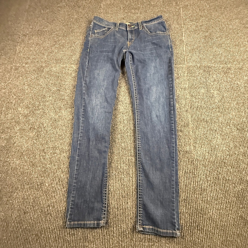 Levis 528 Curvy Skinny Jeans Womens Size 9M Medium Wash Stretch Denim Blue Pants